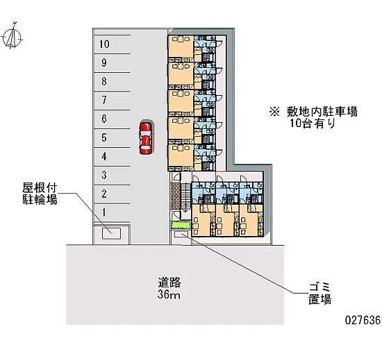 ★手数料０円★札幌市東区北十五条東４丁目　月極駐車場（LP）